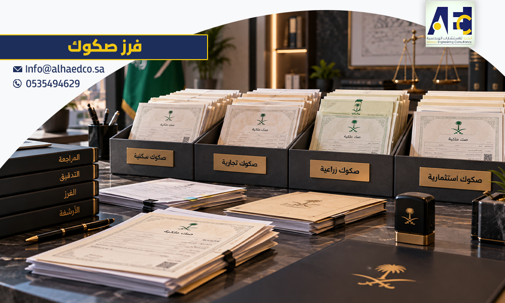 فرز صكوك | أفضل خدمات هندسية بالرياض 0535494629